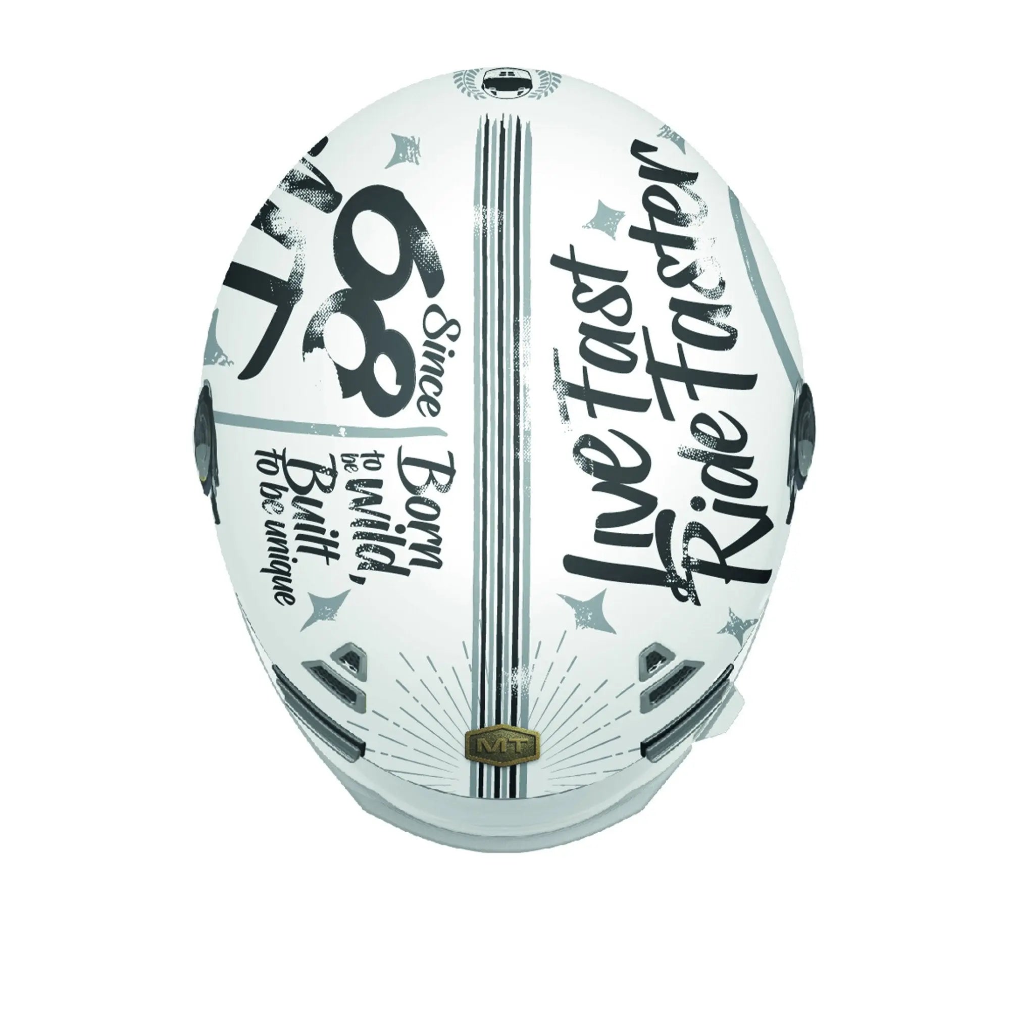 MT Jarama SV Art A2 Gloss White / Black FREE UK Delivery, FREE 365 Day Returns | Moto Central