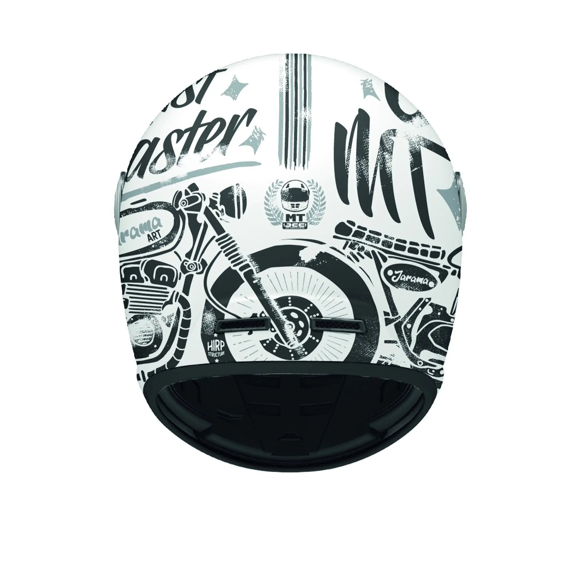 MT Jarama SV Art A2 Gloss White / Black FREE UK Delivery, FREE 365 Day Returns | Moto Central