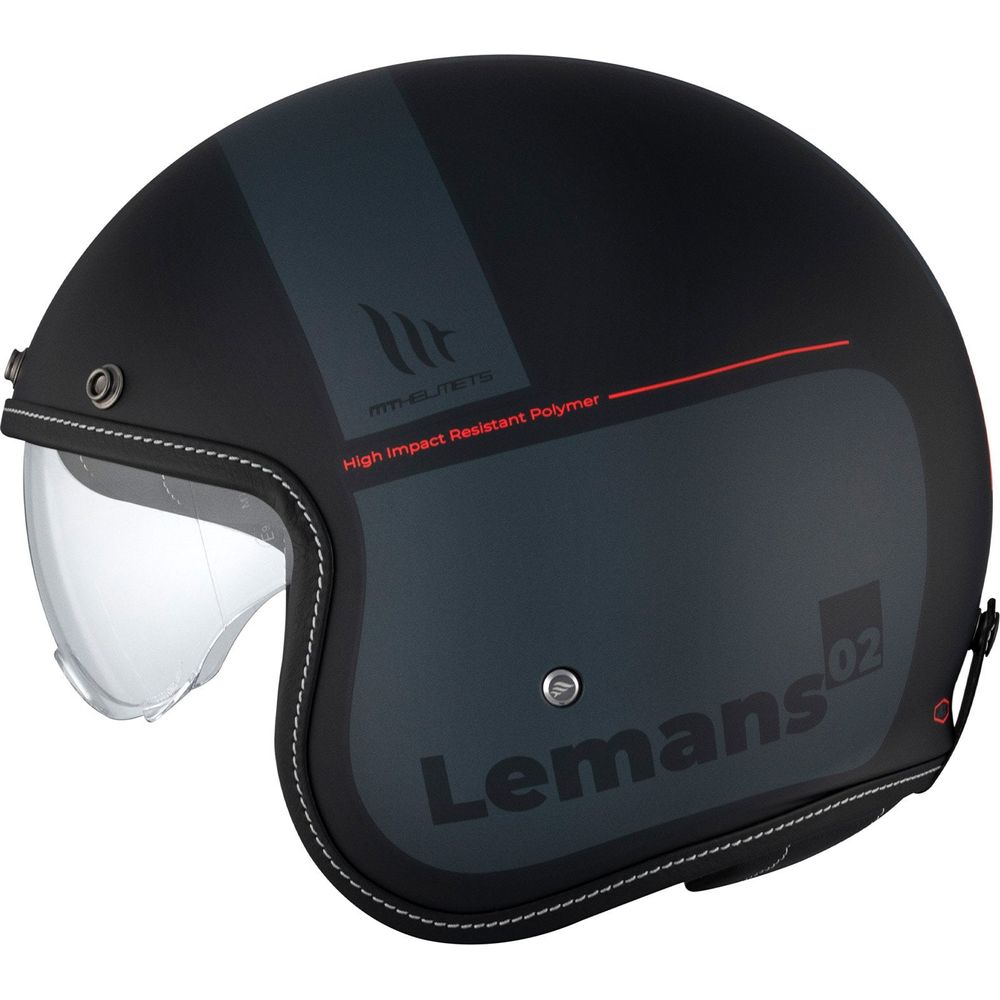 MT Helmets Le Mans 2 SV S Quality B2 Matt Black / Grey