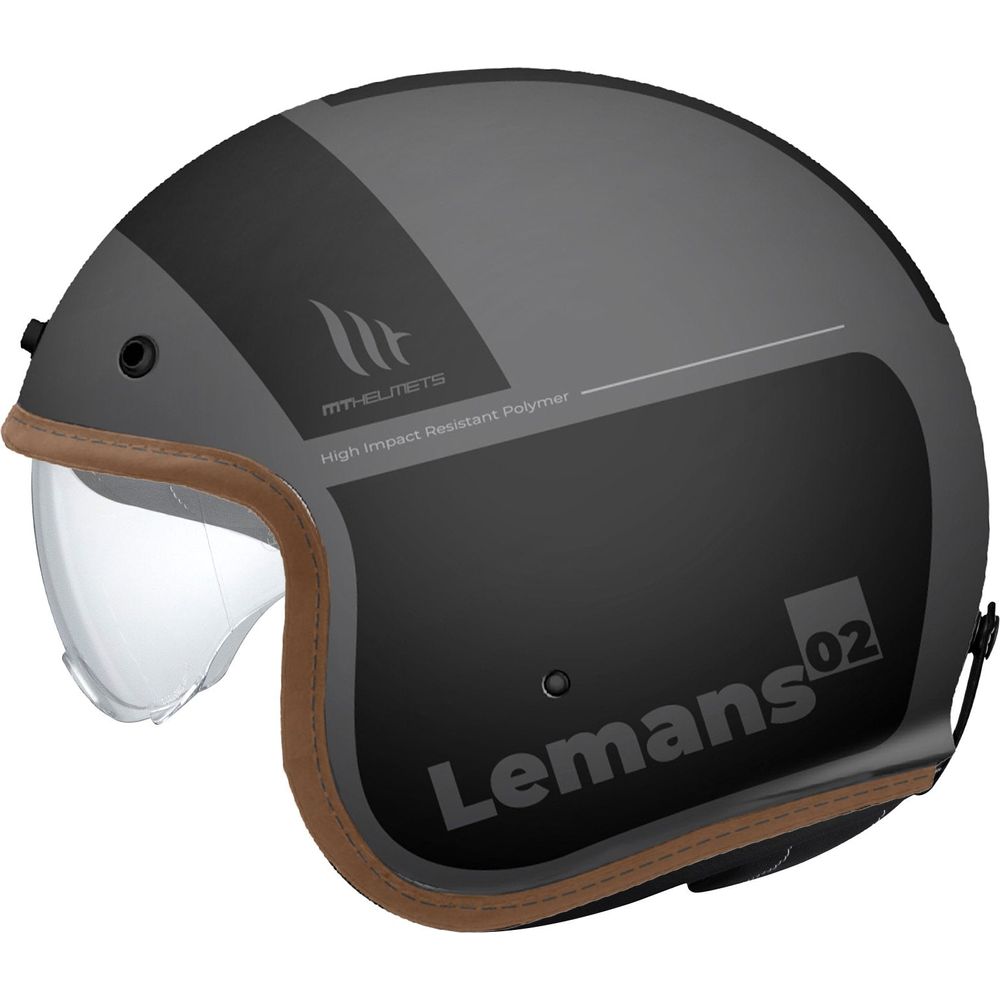 MT Helmets Le Mans 2 SV S Quality D1 Matt Black / Grey