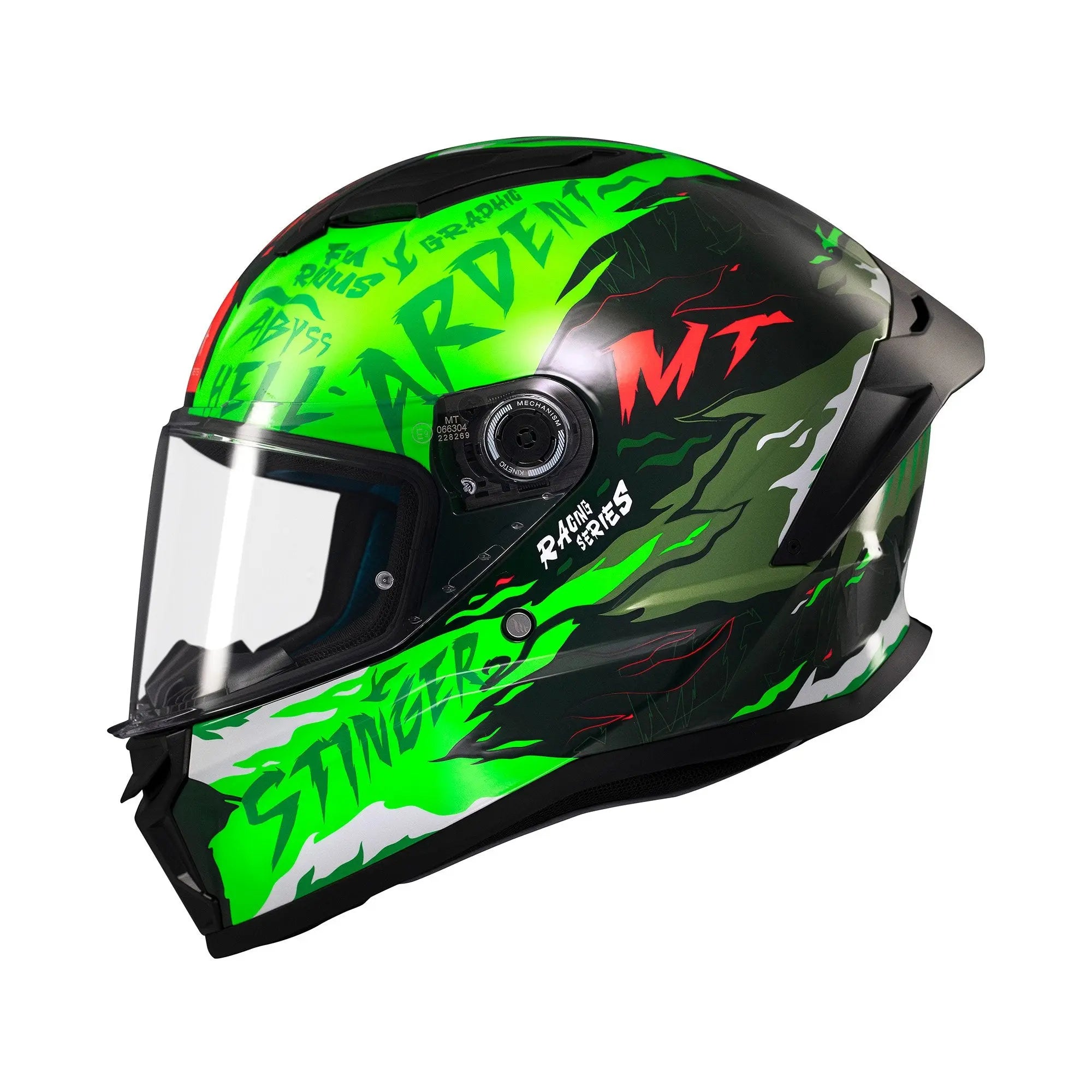 MT Stinger 2 Ardent C6 Gloss Green FREE UK Delivery, FREE 365 Day Returns | Moto Central