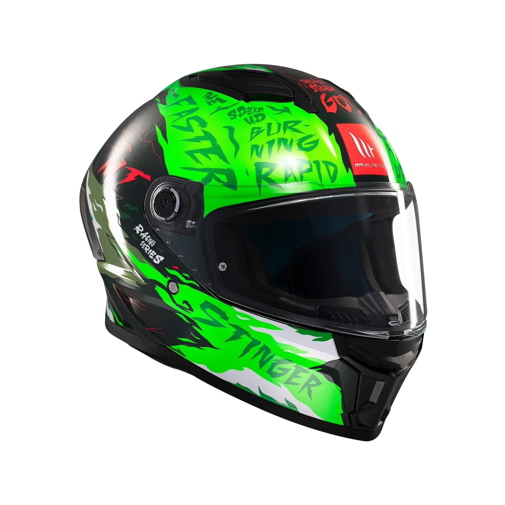 MT Stinger 2 Ardent C6 Gloss Green FREE UK Delivery, FREE 365 Day Returns | Moto Central