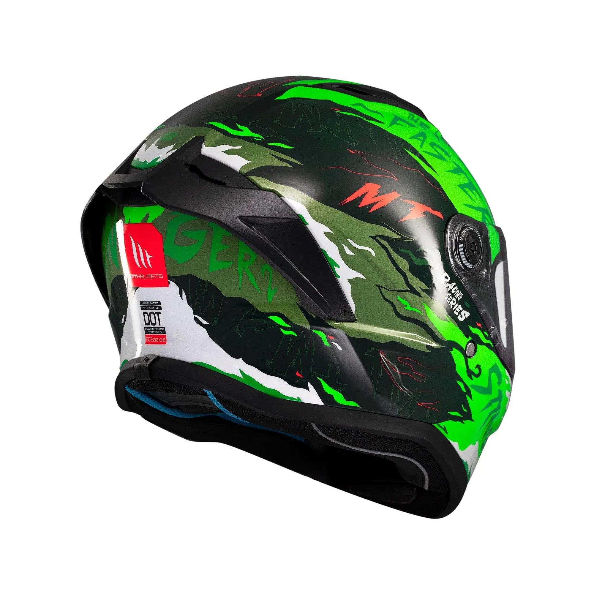 MT Stinger 2 Ardent C6 Gloss Green FREE UK Delivery, FREE 365 Day Returns | Moto Central