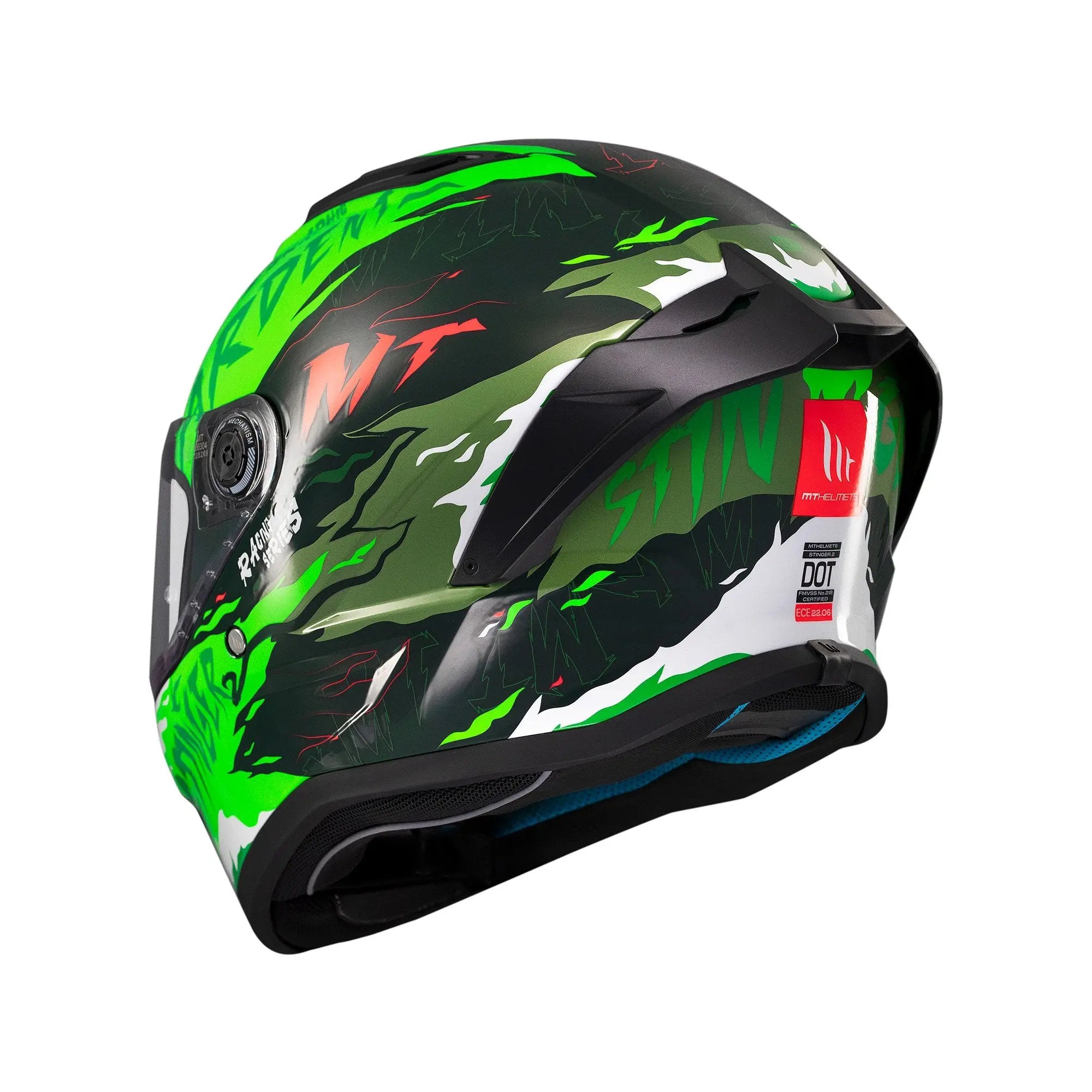 MT Stinger 2 Ardent C6 Gloss Green FREE UK Delivery, FREE 365 Day Returns | Moto Central