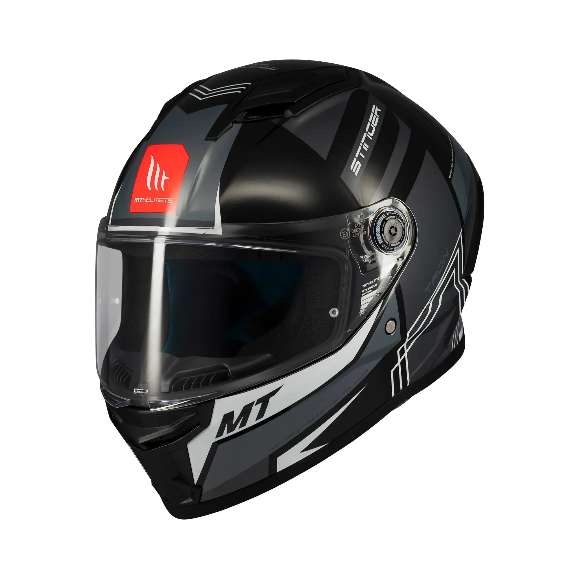 MT Stinger 2 Tron B12 Gloss Black FREE UK Delivery, FREE 365 Day Returns | Moto Central