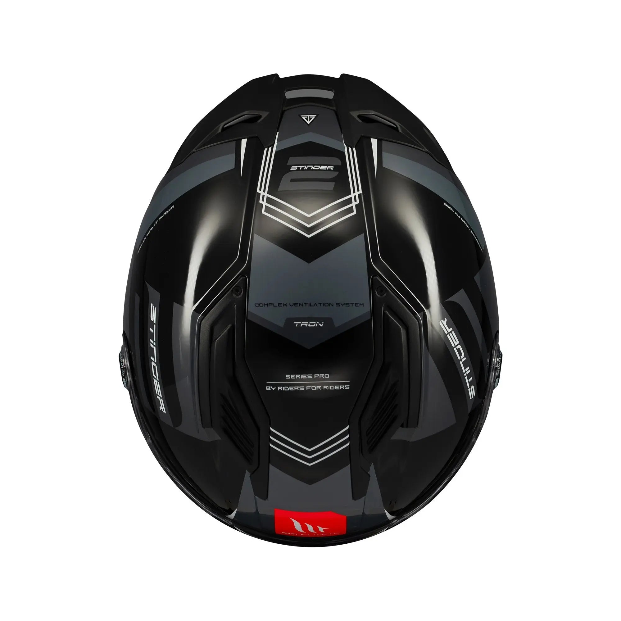 MT Stinger 2 Tron B12 Gloss Black FREE UK Delivery, FREE 365 Day Returns | Moto Central