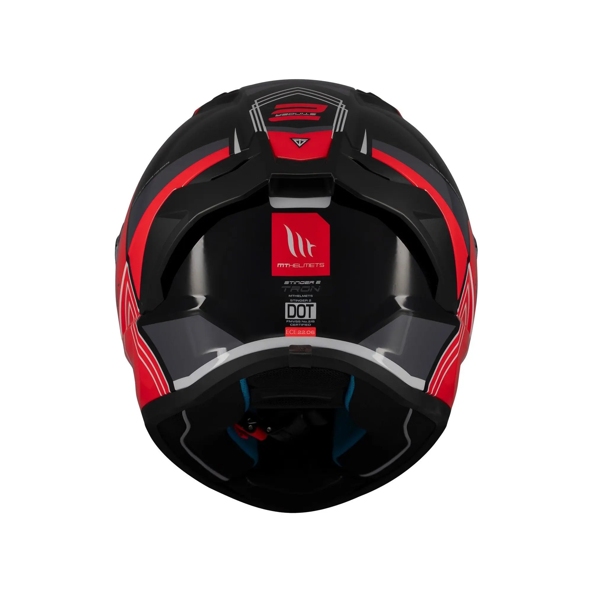 MT Stinger 2 Tron B15 Gloss Red FREE UK Delivery, FREE 365 Day Returns | Moto Central