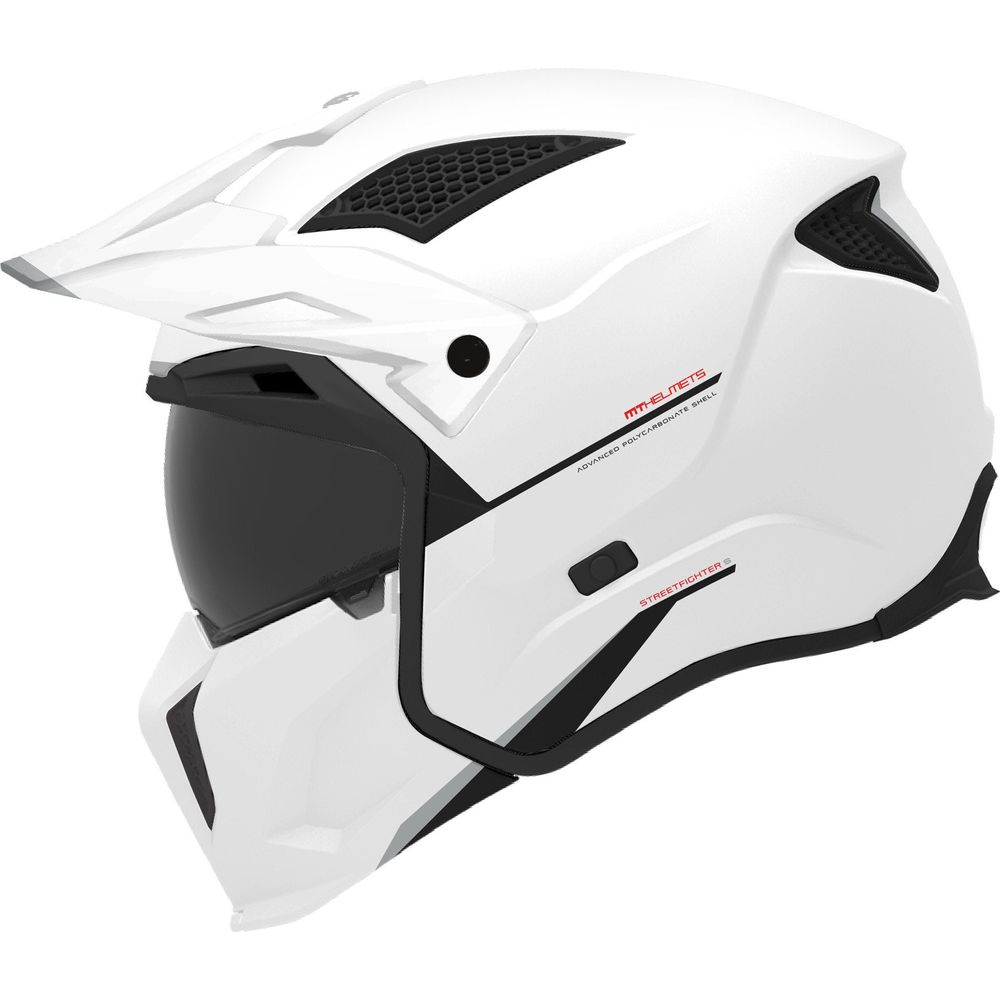 MT Helmets Streetfighter SV S Solid A0 Adventure Gloss Pearl