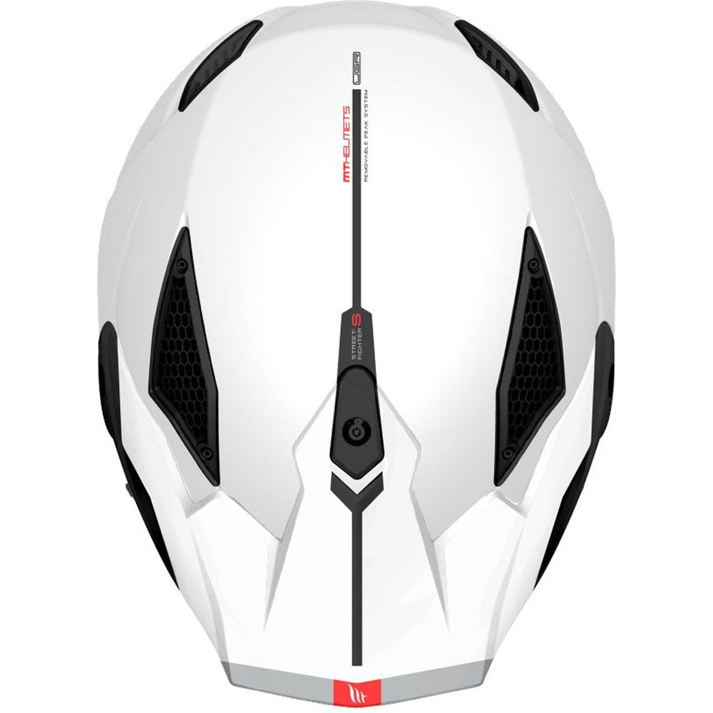 MT Helmets Streetfighter SV S Solid A0 Adventure Gloss Pearl