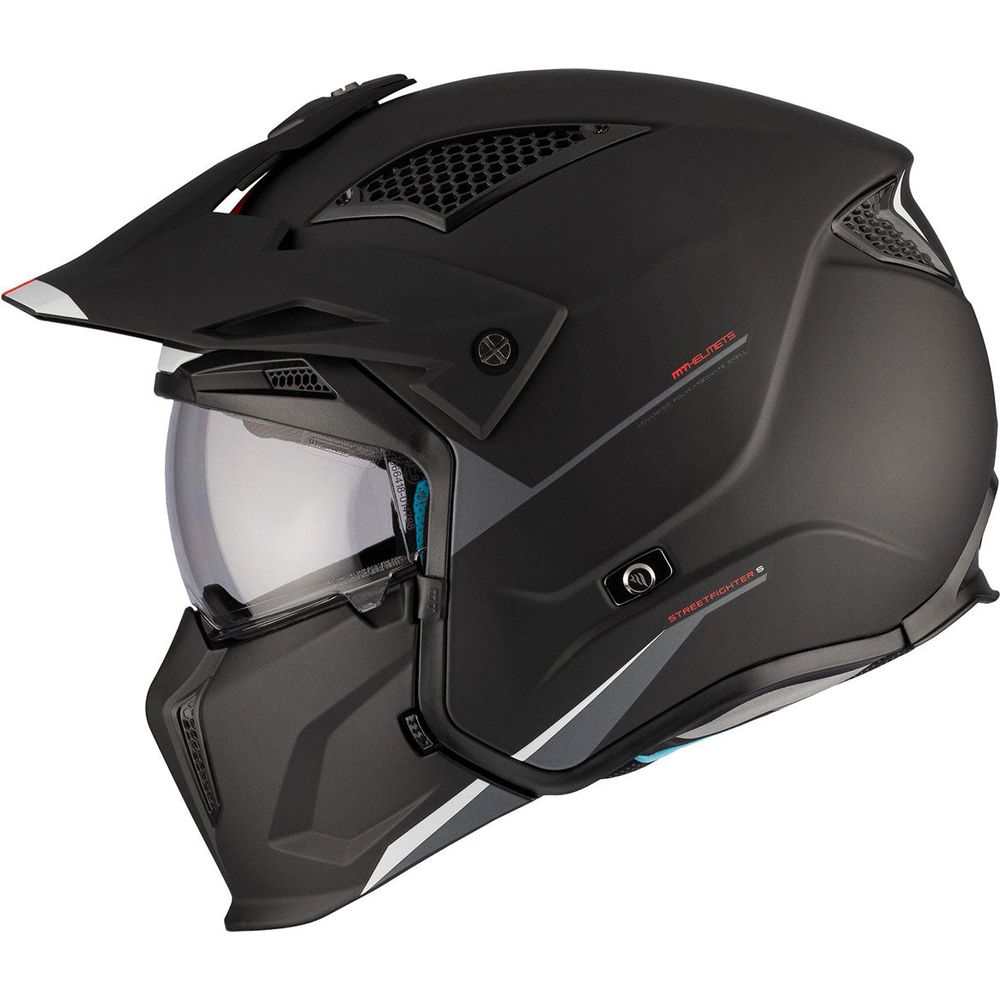 MT Helmets Streetfighter SV S Solid A1 Adventure Matt Black