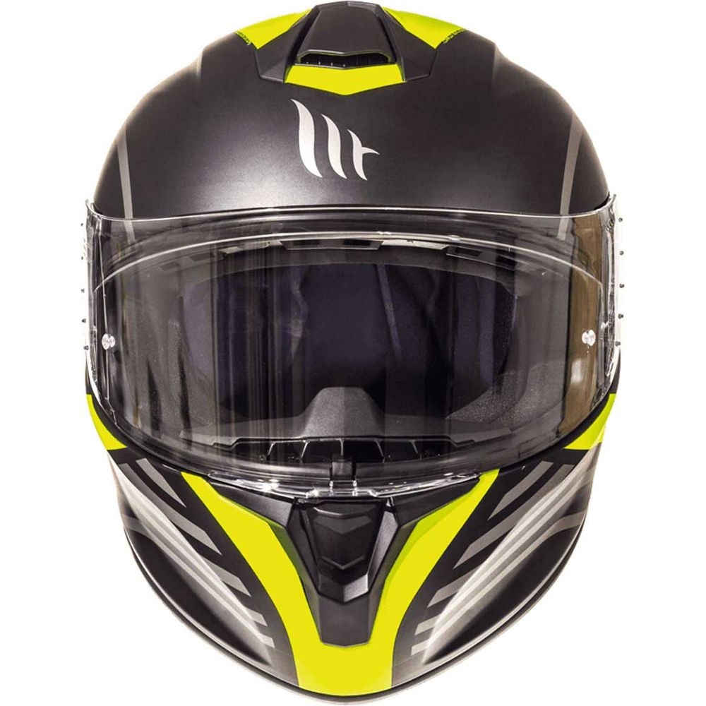 MT Helmets Targo Doppler Matt Black / Fluo Yellow