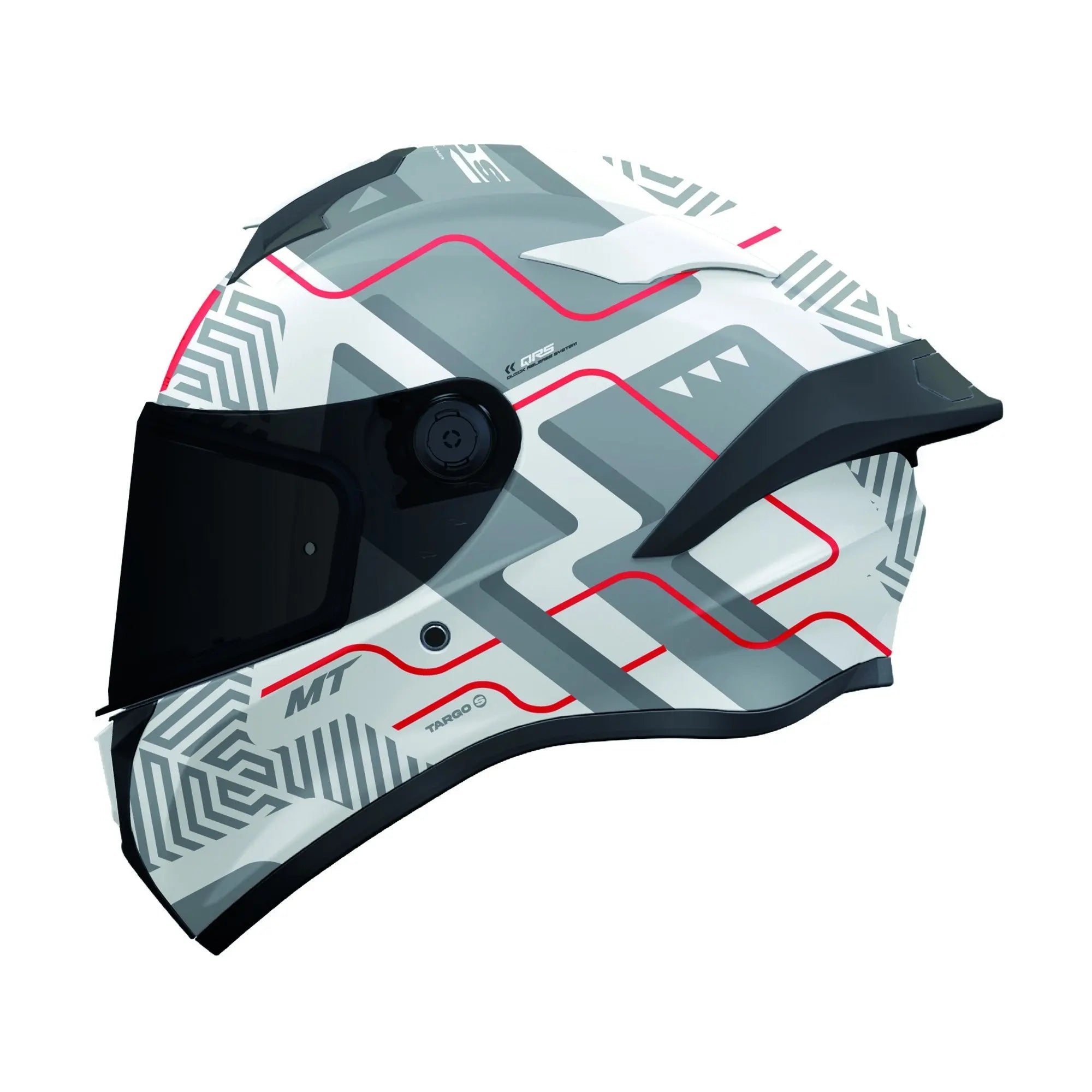 MT Targo S Brik D2 Gloss White FREE UK Delivery, FREE 365 Day Returns | Moto Central