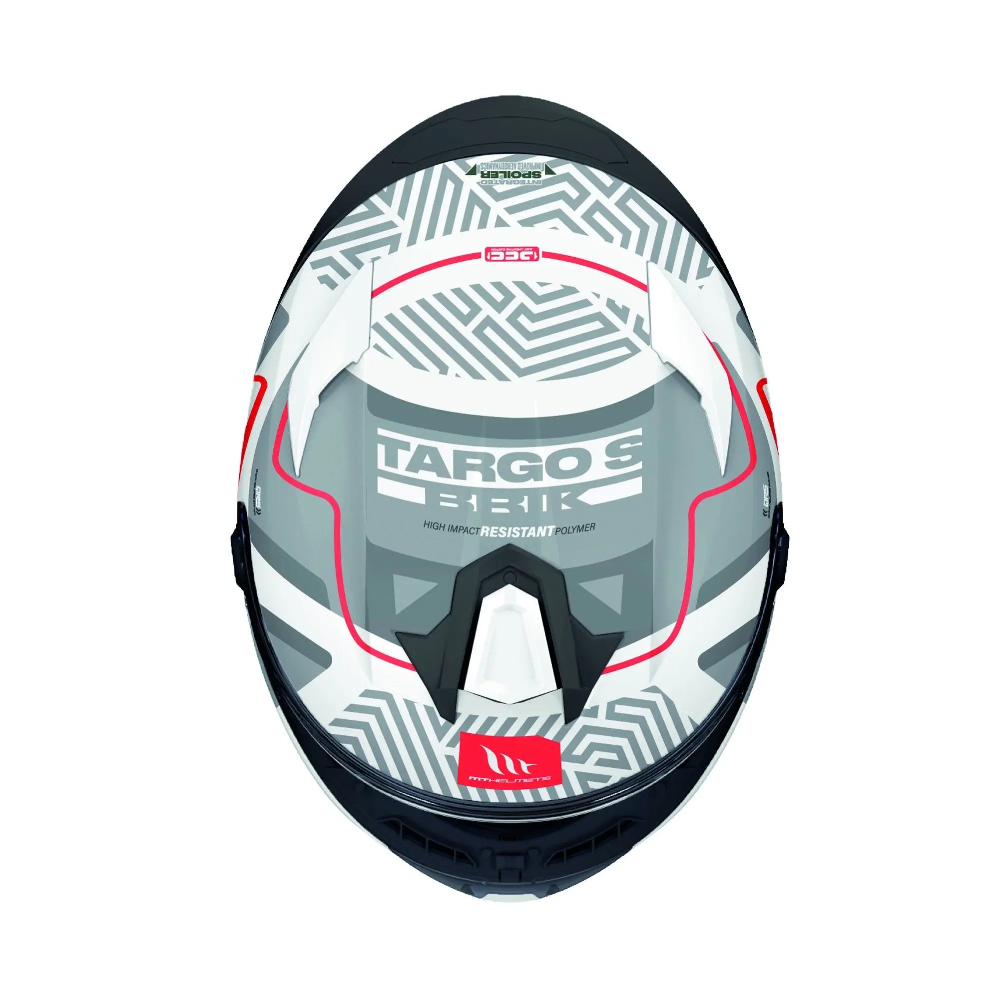 MT Targo S Brik D2 Gloss White FREE UK Delivery, FREE 365 Day Returns | Moto Central