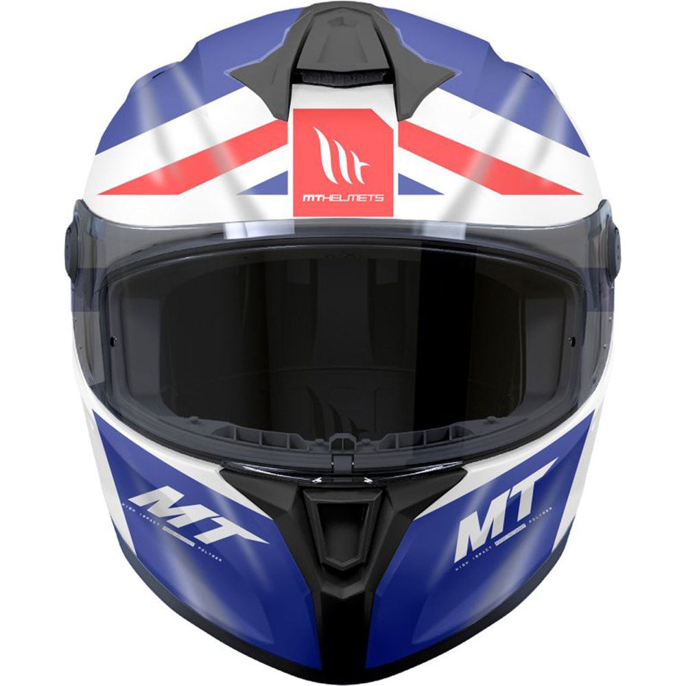 MT Helmets Targo S Britain B15 Gloss Red / White / Blue