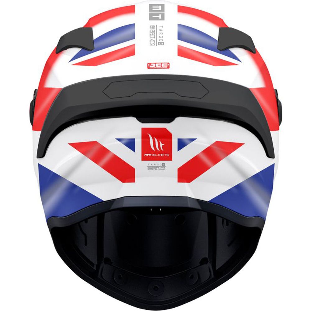 MT Helmets Targo S Britain B15 Gloss Red / White / Blue