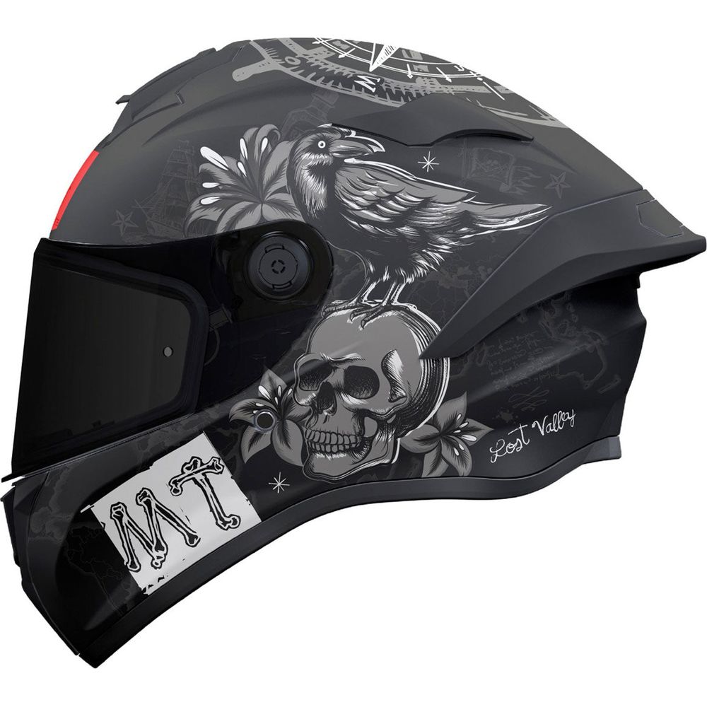 MT Helmets Targo S Lost A0 Matt Black