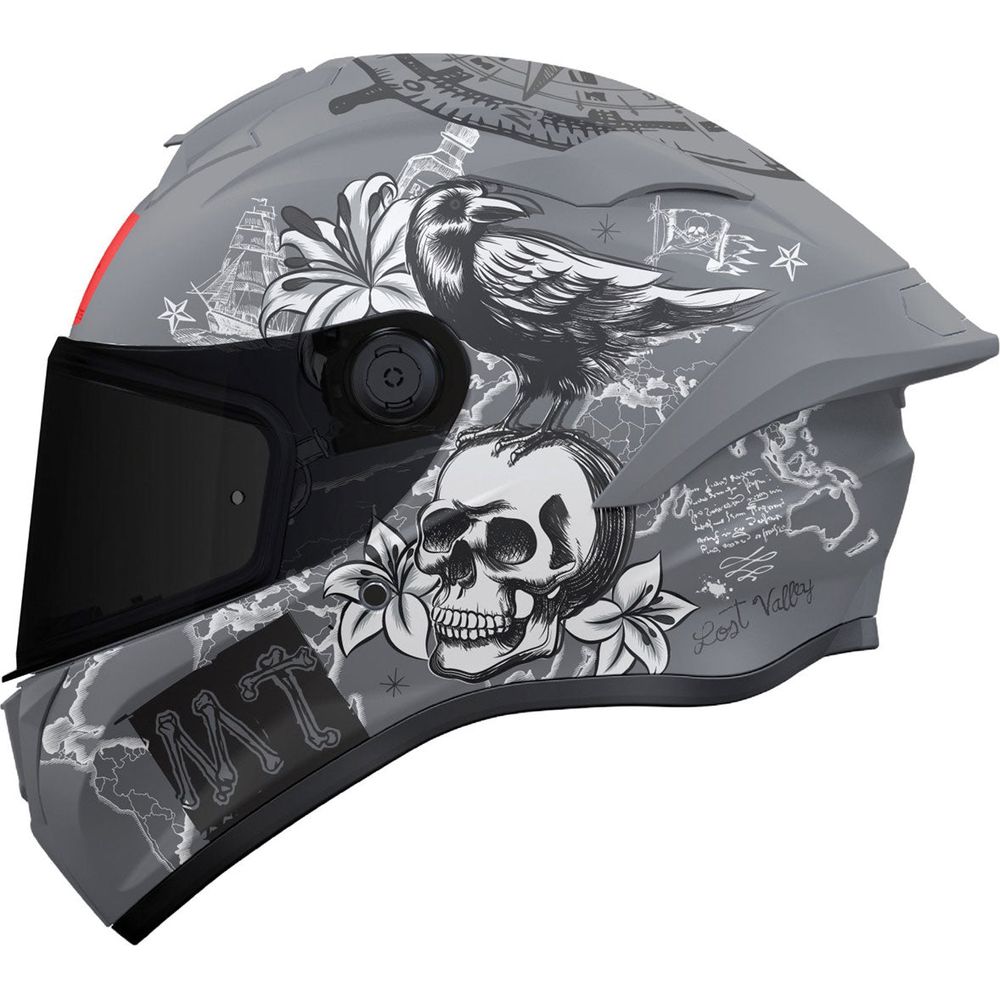 MT Helmets Targo S Lost C2 Matt Grey