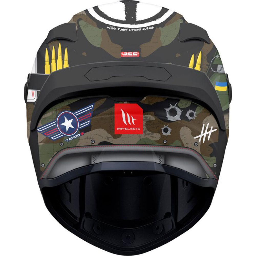 MT Helmets Targo S Patton A1 Matt Green Camo