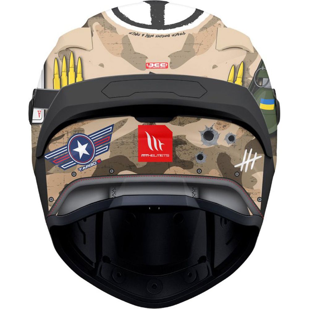 MT Helmets Targo S Patton A2 Matt Sand Camo
