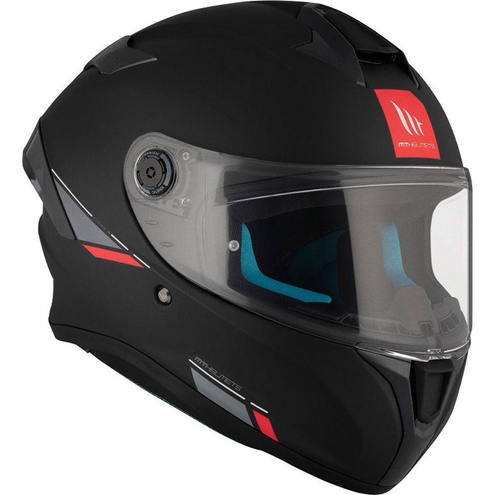 MT Helmets Targo S Solid ECE-22.06 Matt Black