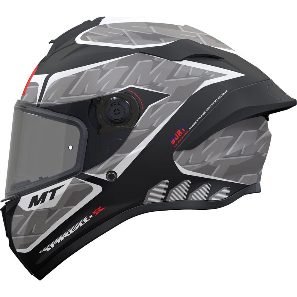 MT Helmets Targo S Surt B0 Matt Black / Grey