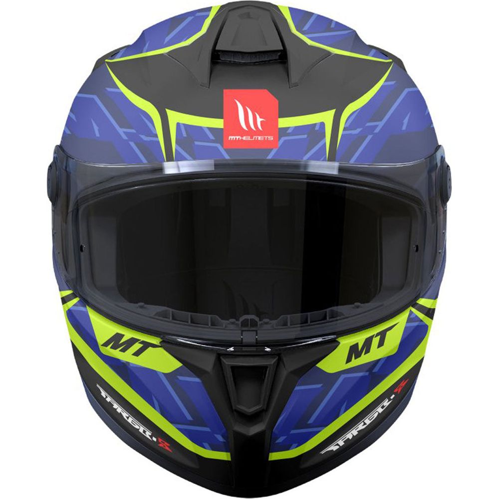 MT Helmets Targo S Surt B13 Matt Black / Blue / Yellow