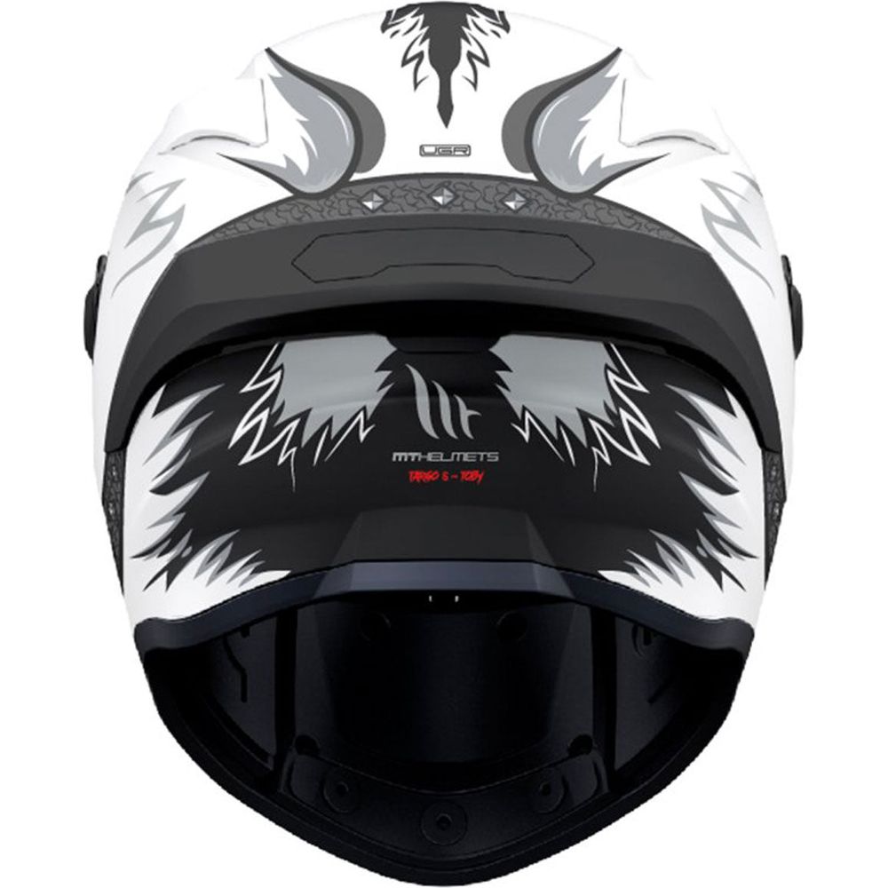 MT Helmets Targo S Toby A0 Gloss White