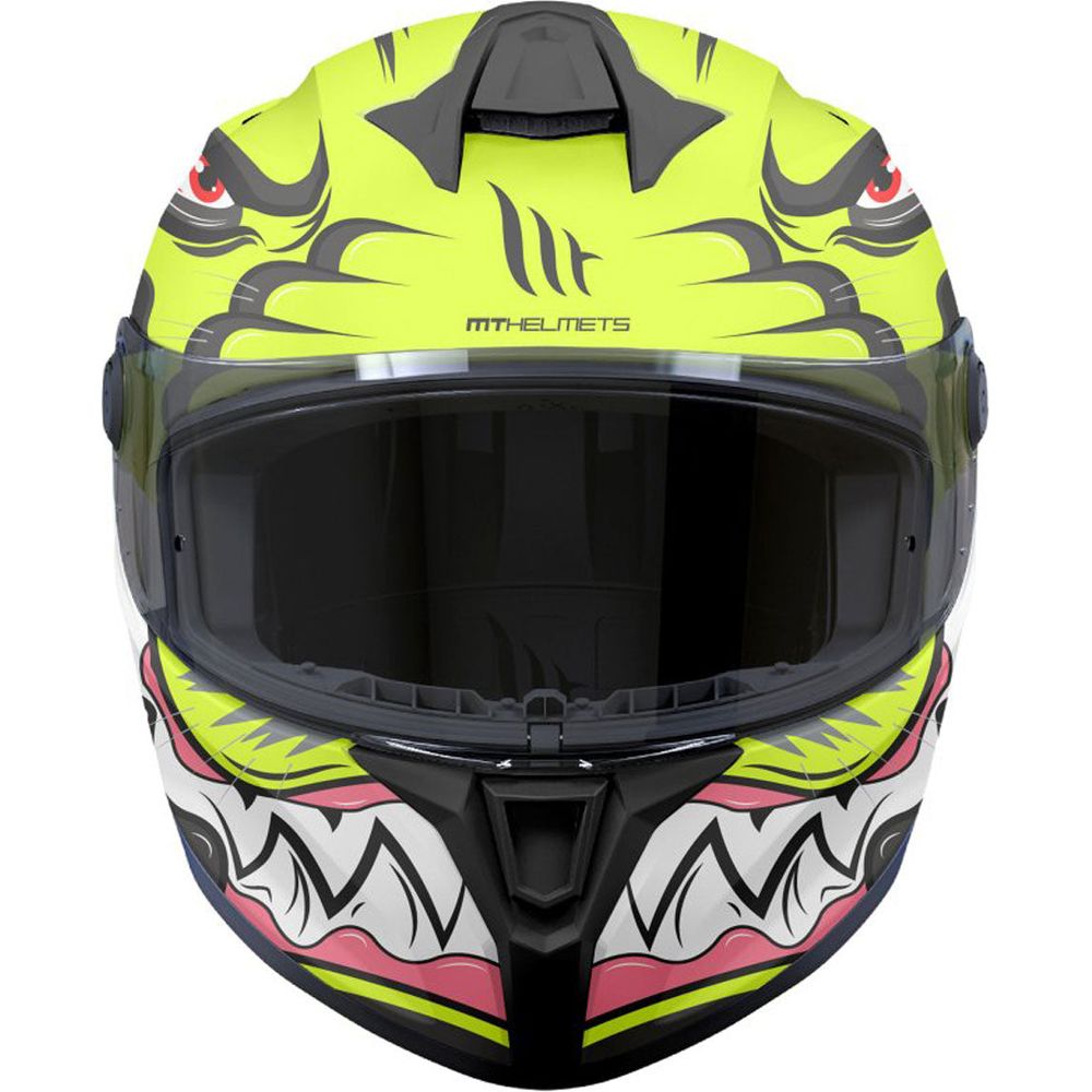 MT Helmets Targo S Toby C3 Matt Fluo Yellow