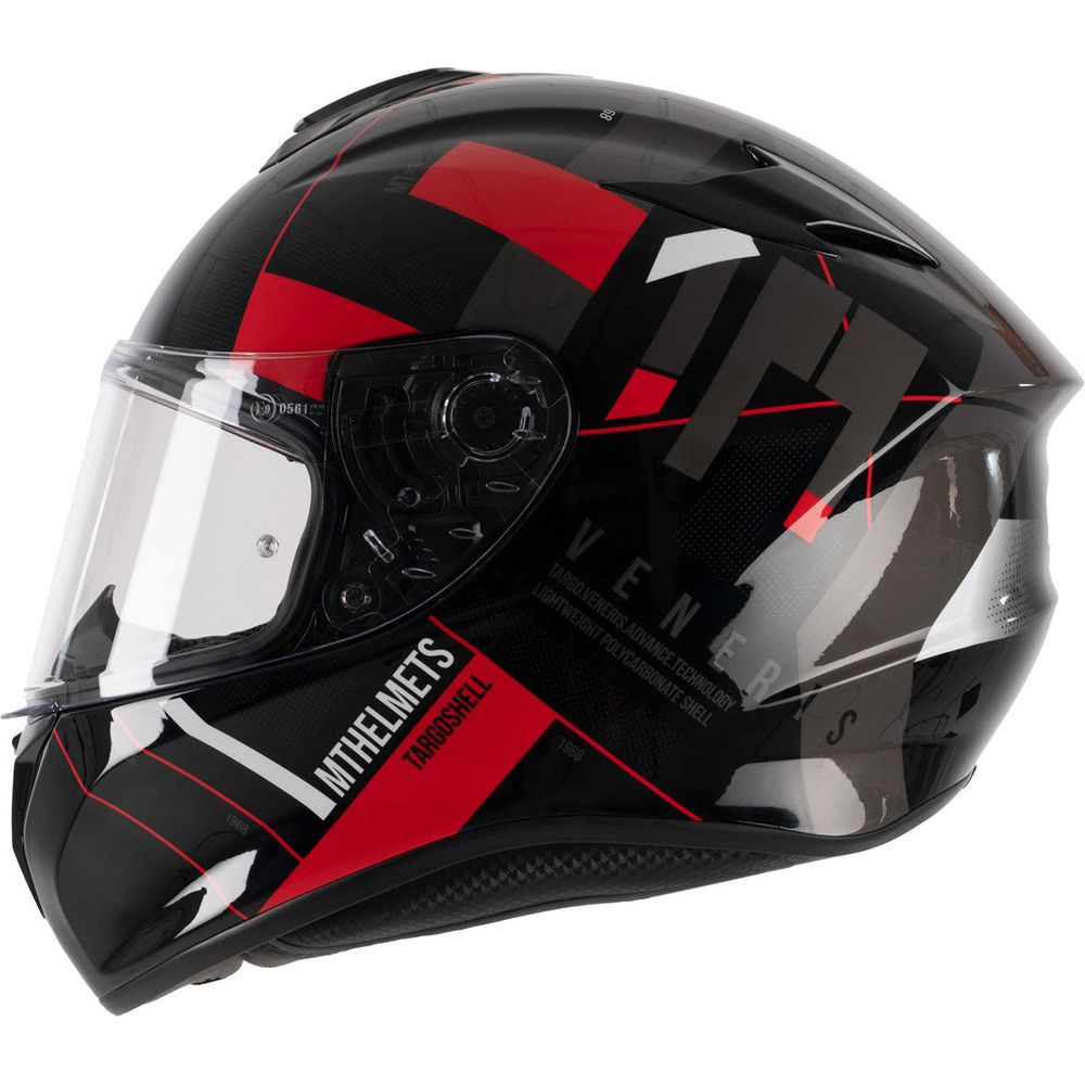MT Helmets Targo Veneris A4 Gloss Red
