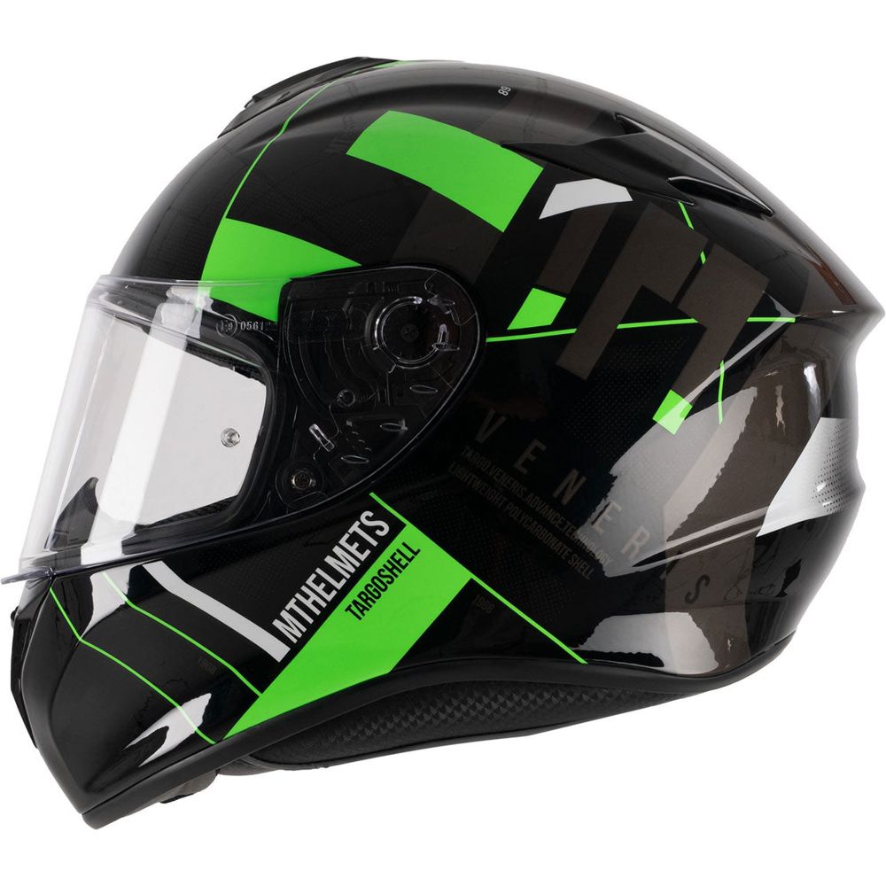 MT Helmets Targo Veneris A6 Gloss Fluo Green