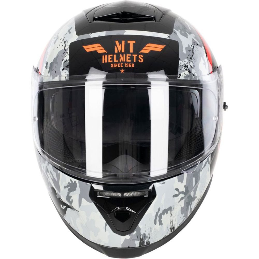 MT Helmets Thunder 3 Sniper Gloss Black / Orange