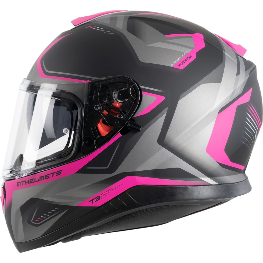 MT Helmets Thunder 3 Turbine C8 Matt Pink
