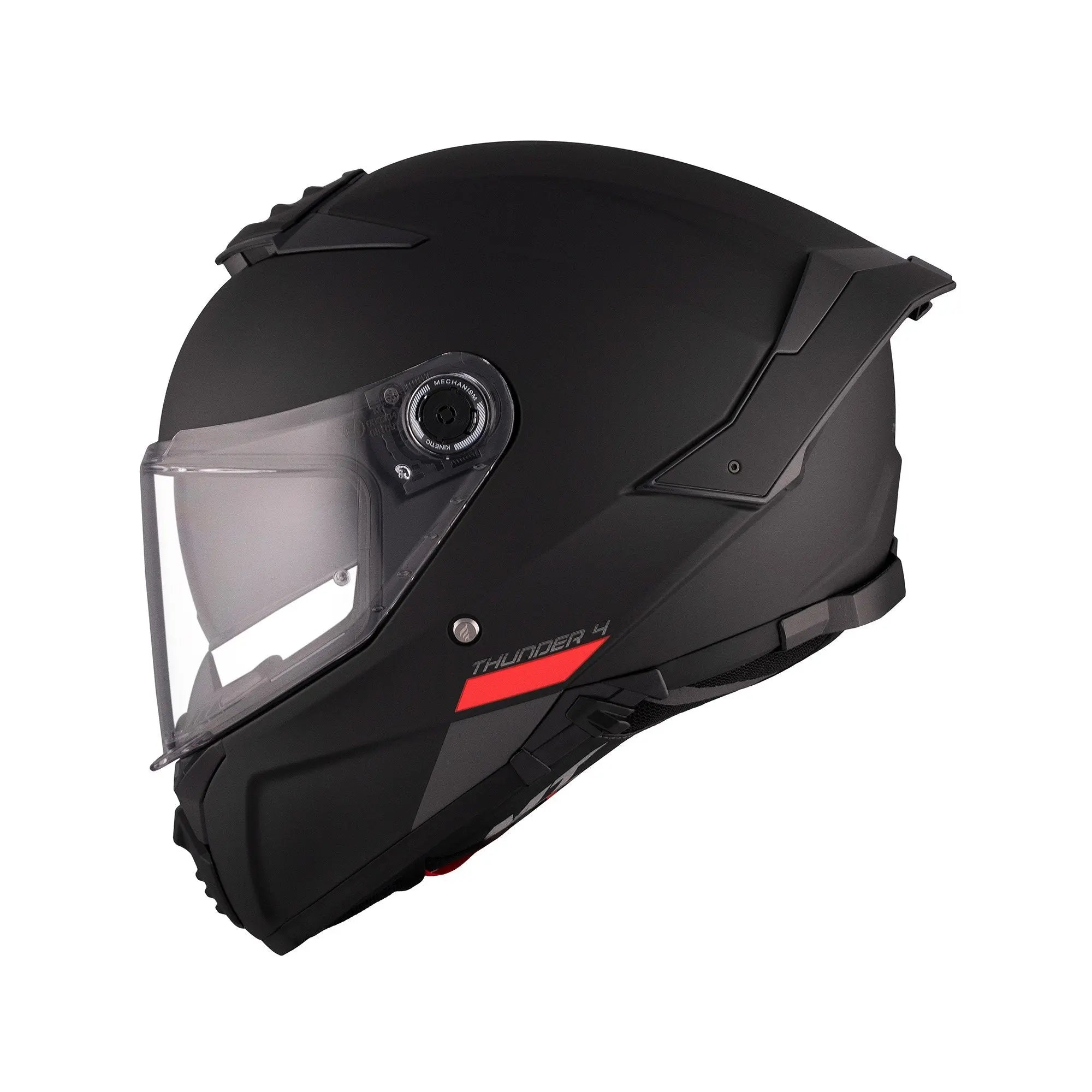 MT Thunder 4 SV A1 Matt Black FREE UK Delivery, FREE 365 Day Returns | Moto Central
