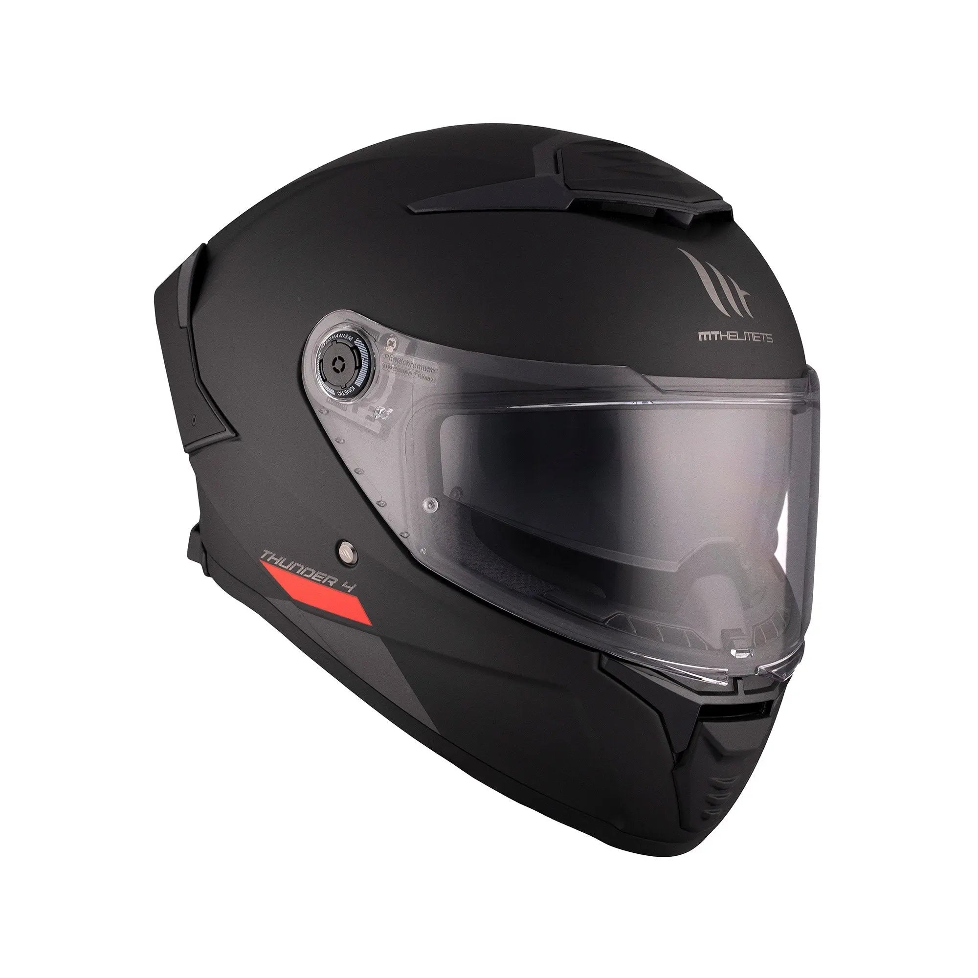 MT Thunder 4 SV A1 Matt Black FREE UK Delivery, FREE 365 Day Returns | Moto Central