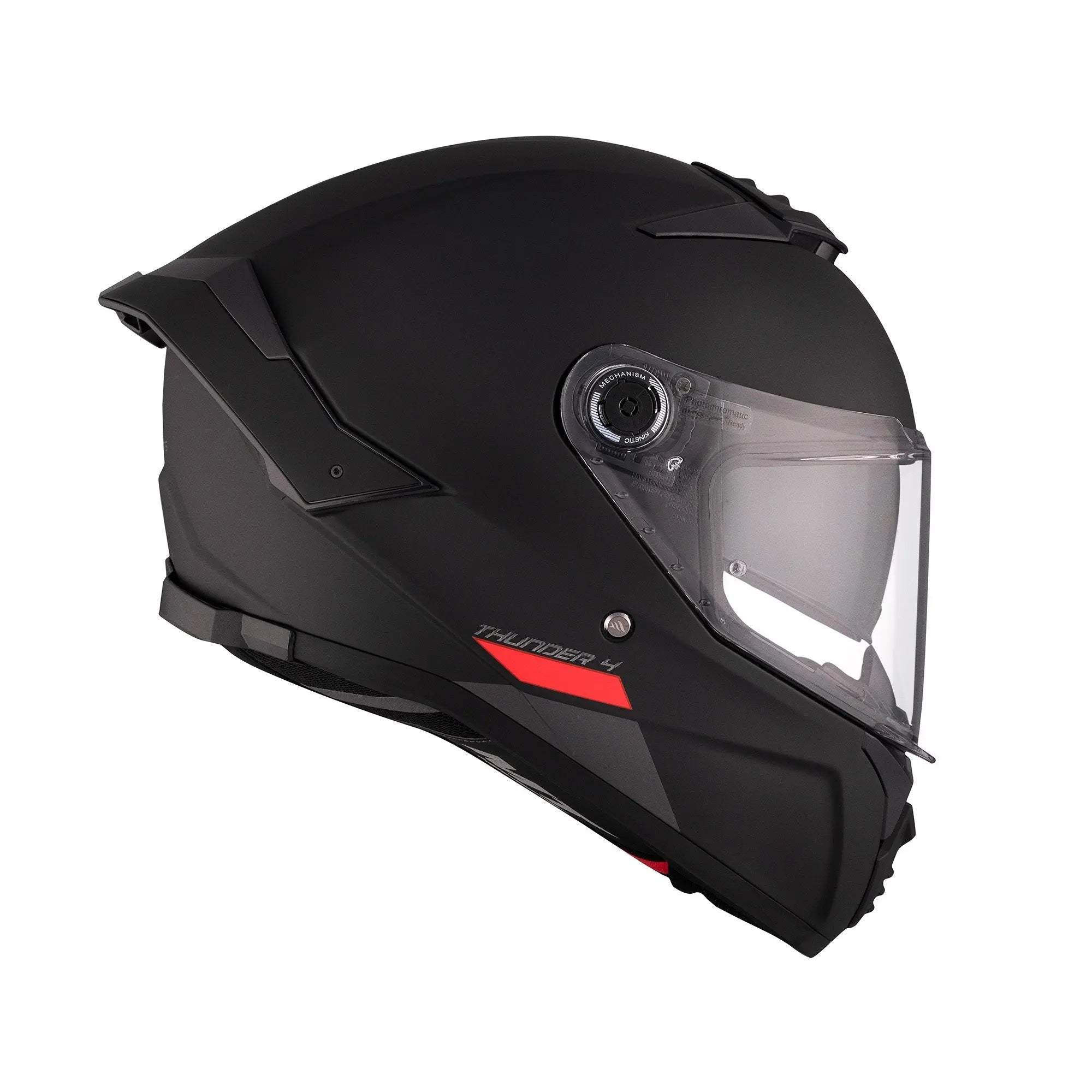 MT Thunder 4 SV A1 Matt Black FREE UK Delivery, FREE 365 Day Returns | Moto Central