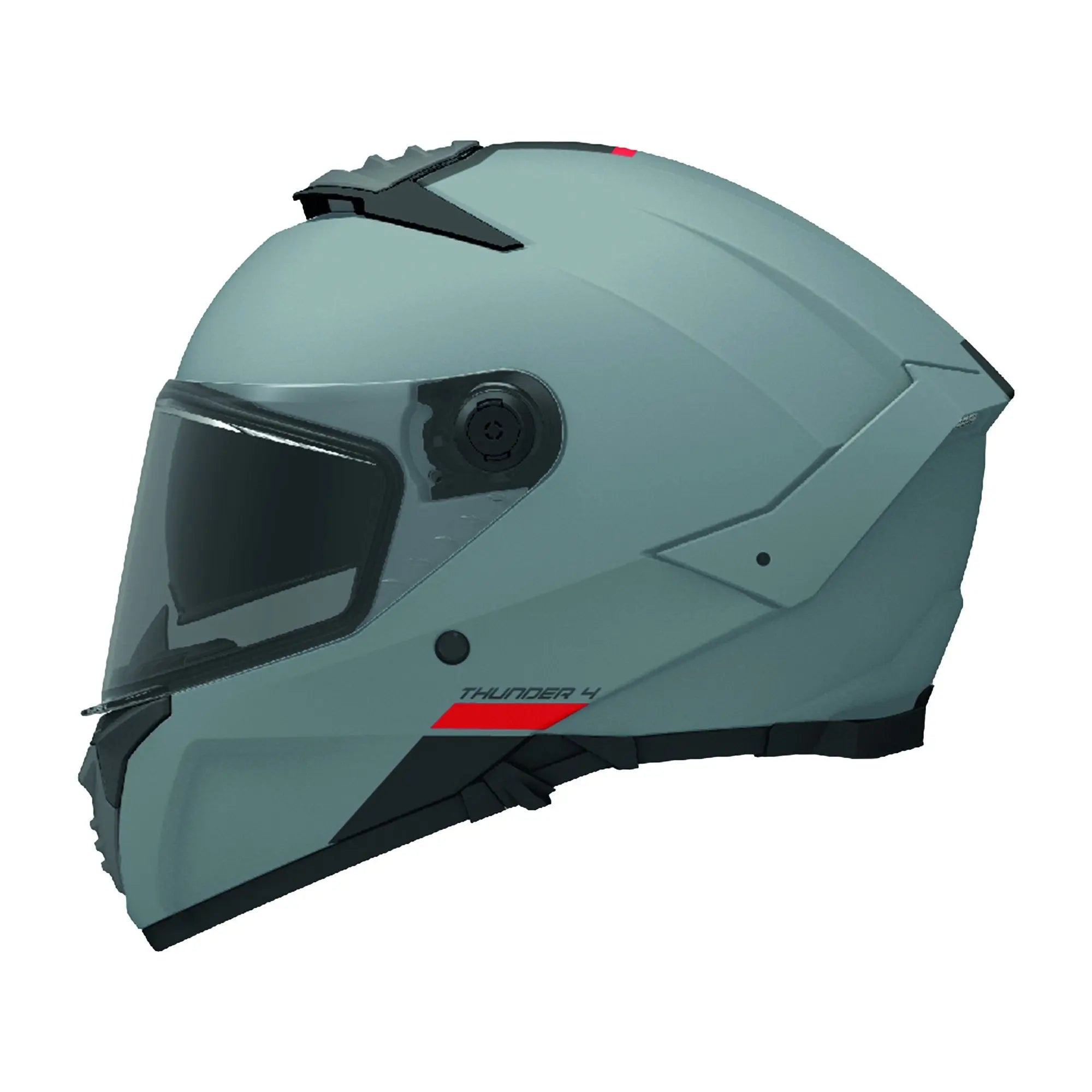 MT Thunder 4 SV A12 Matt Grey FREE UK Delivery, FREE 365 Day Returns | Moto Central