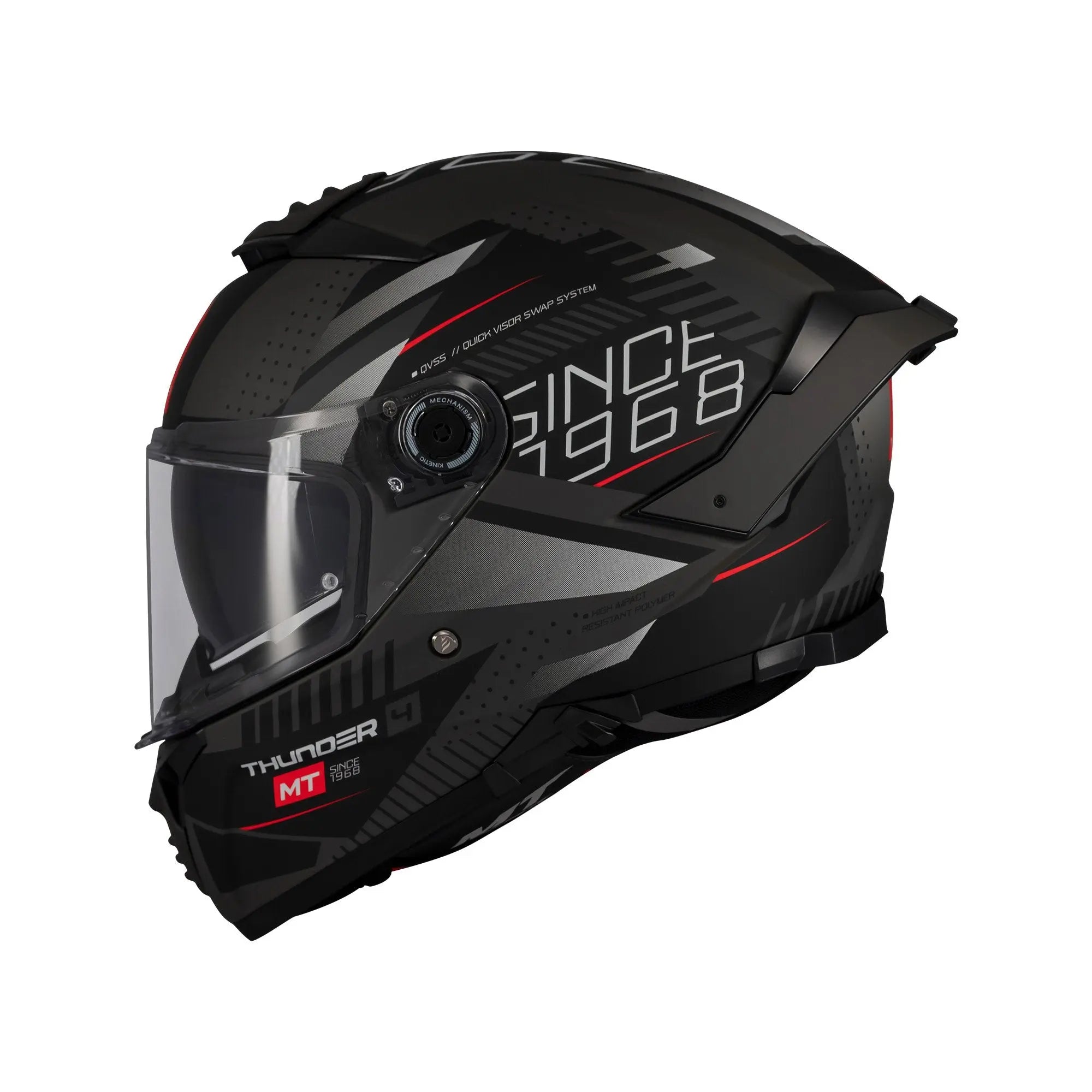 MT Thunder 4 SV Lumin D1 Matt Black FREE UK Delivery, FREE 365 Day Returns | Moto Central