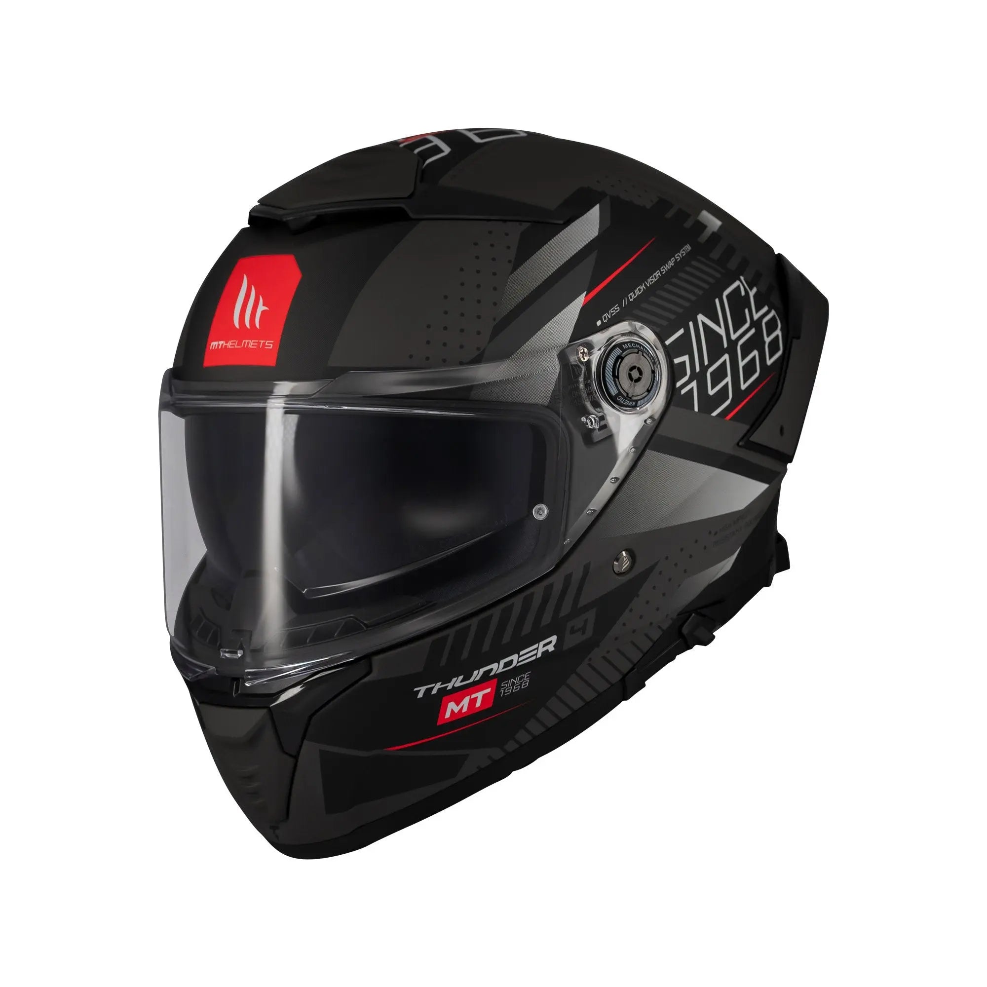 MT Thunder 4 SV Lumin D1 Matt Black FREE UK Delivery, FREE 365 Day Returns | Moto Central