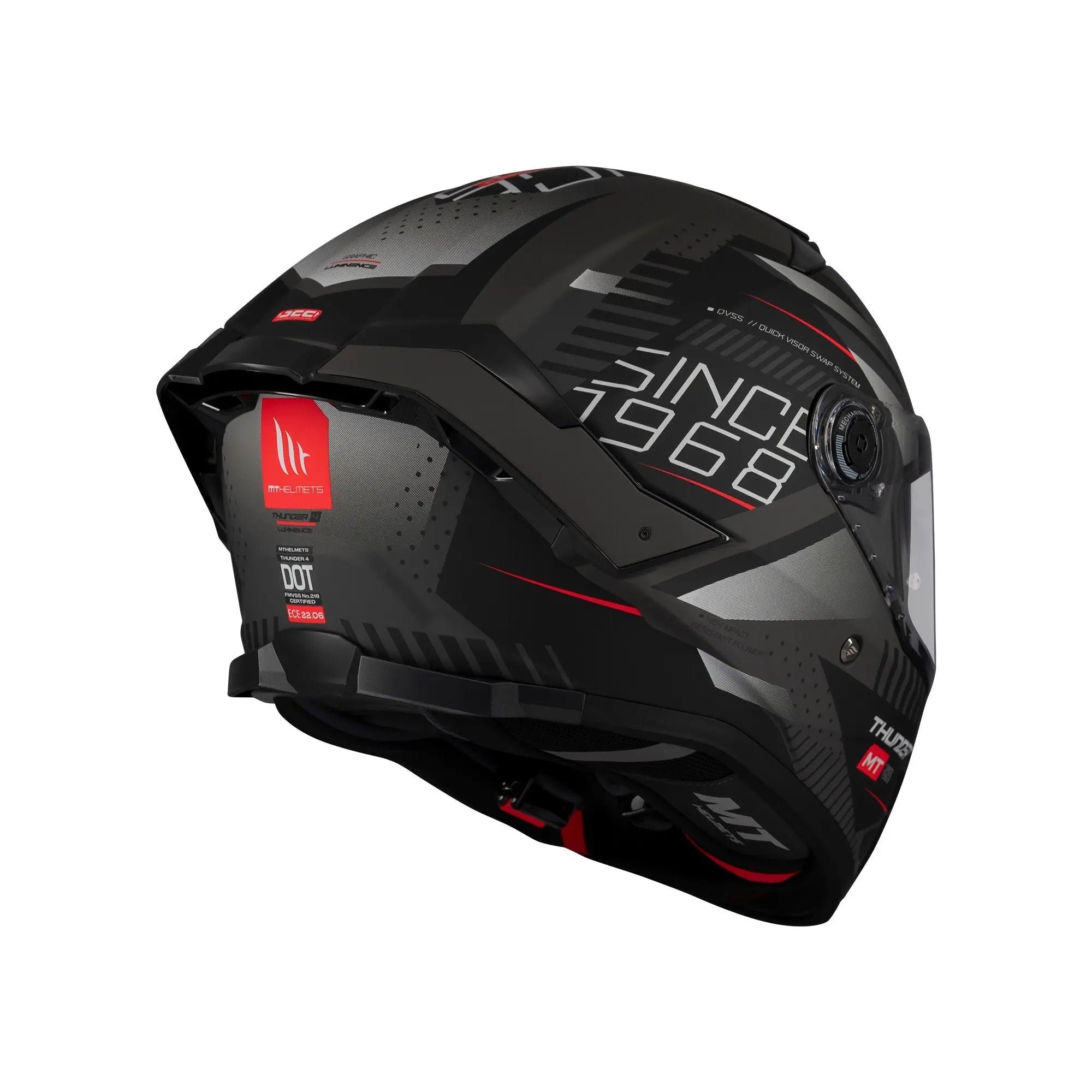 MT Thunder 4 SV Lumin D1 Matt Black FREE UK Delivery, FREE 365 Day Returns | Moto Central