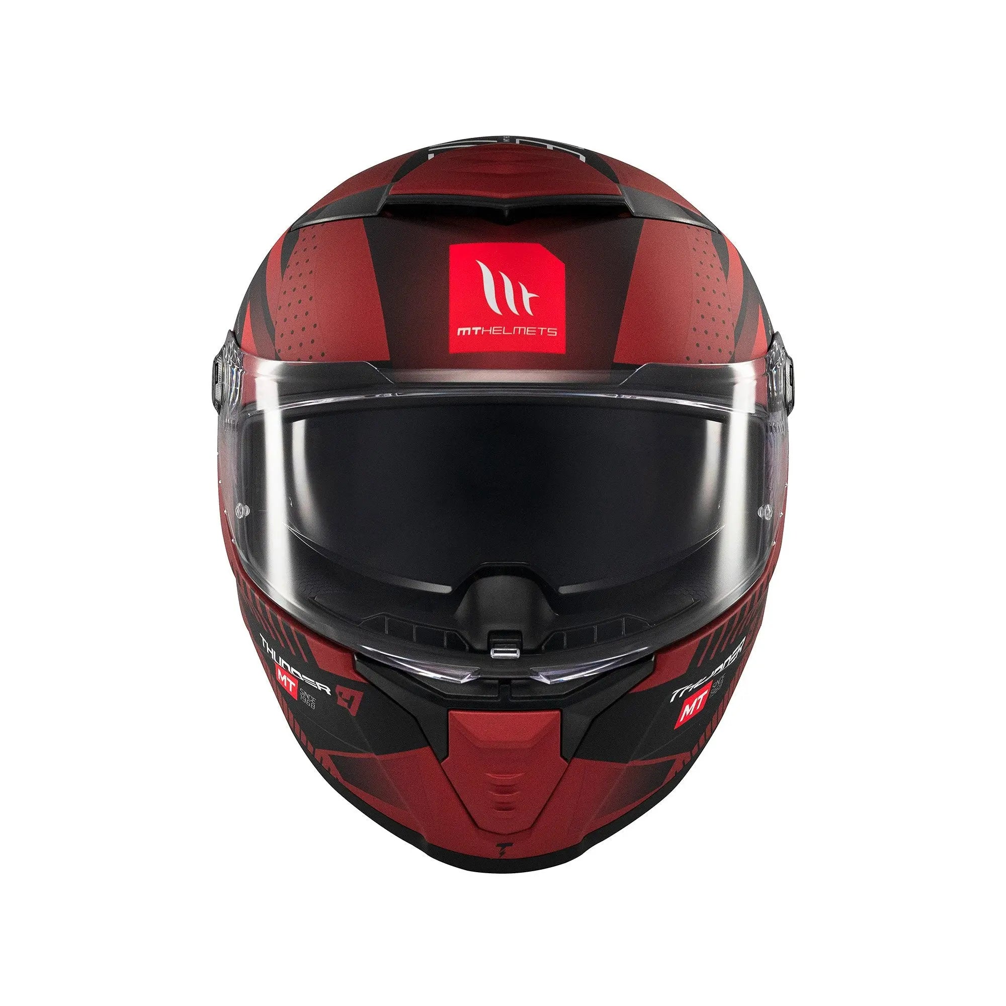 MT Thunder 4 SV Lumin D5 Matt Red FREE UK Delivery, FREE 365 Day Returns | Moto Central