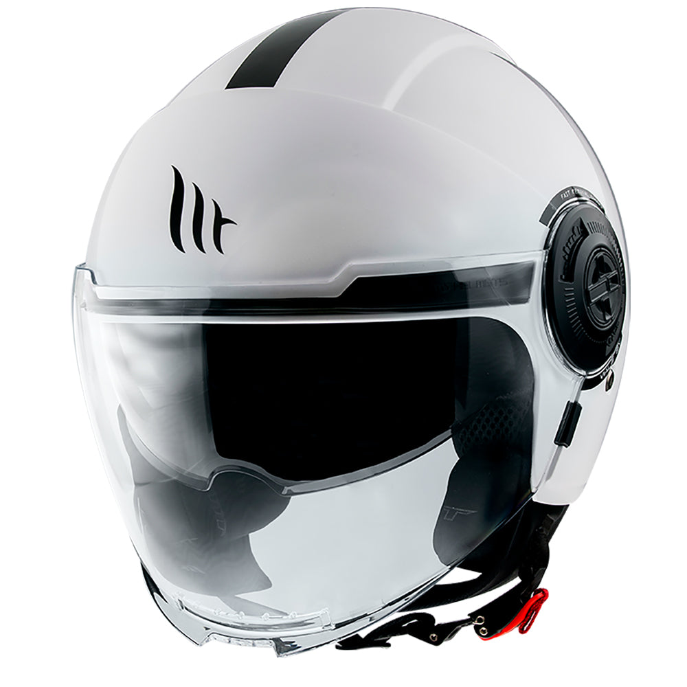 MT Helmets Viale Solid Pearl White