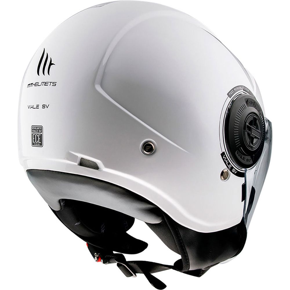 MT Helmets Viale Solid Pearl White