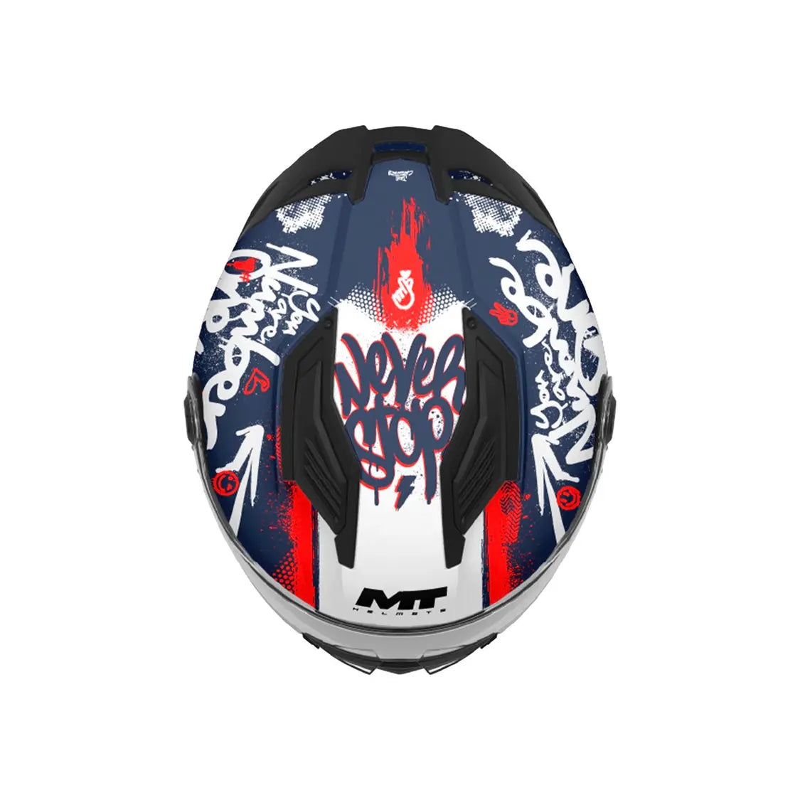 MT Helmet Stinger 2 Youth Rocket C17 Matt Blue / Red / White FREE UK Delivery, FREE 365 Day Returns | Moto Central