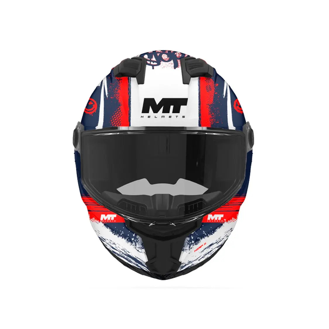 MT Helmet Stinger 2 Youth Rocket C17 Matt Blue / Red / White FREE UK Delivery, FREE 365 Day Returns | Moto Central