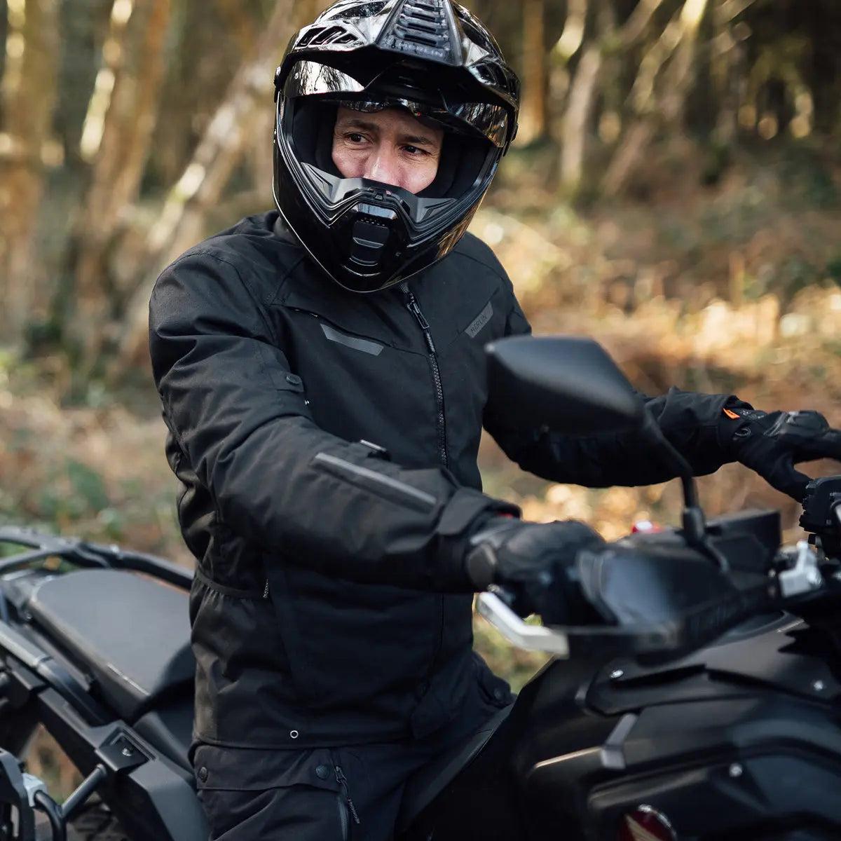 Merlin Taos Waterproof D3O Textile Jacket Black FREE UK Delivery, FREE 365 Day Returns | Moto Central