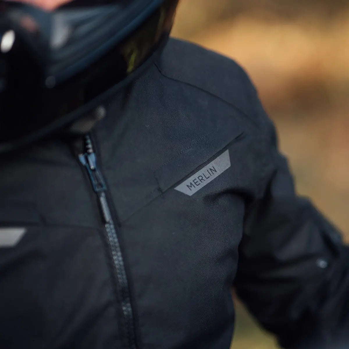 Merlin Taos Waterproof D3O Textile Jacket Black FREE UK Delivery, FREE 365 Day Returns | Moto Central