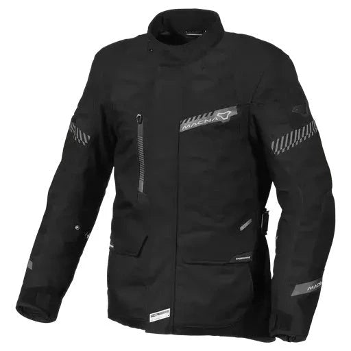 Macna Aspire Textile Jacket Black - FREE UK Shipping, FREE 365 Day Returns | Moto Central