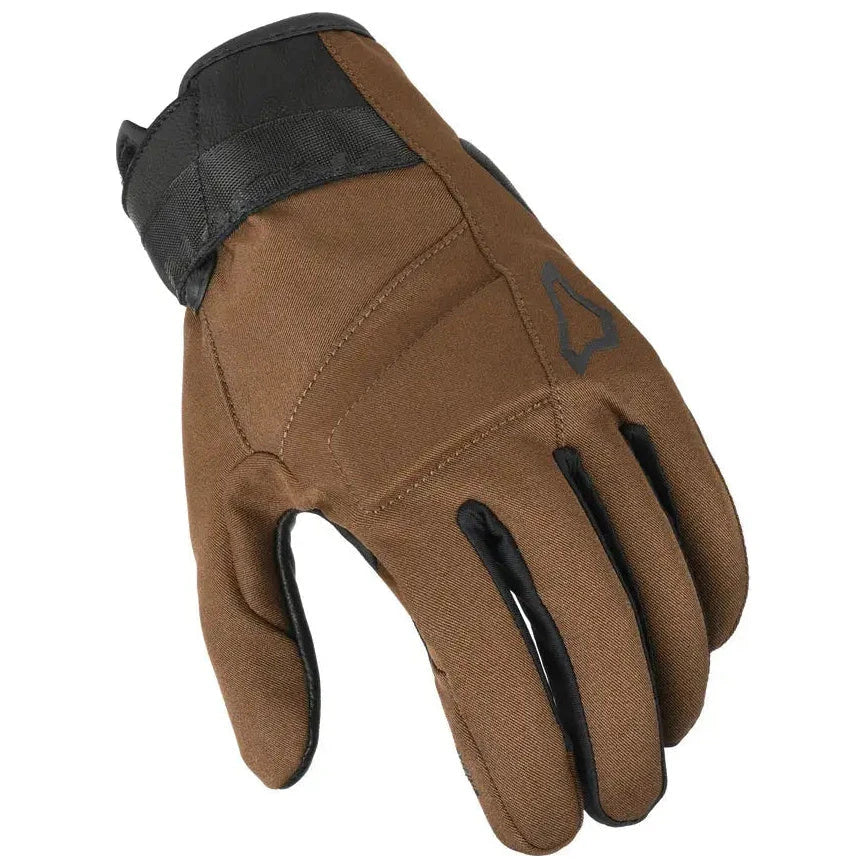 Macna Astrill Short Leather / Textile Gloves Brown / Black - FREE UK Shipping, FREE 365 Day Returns | Moto Central