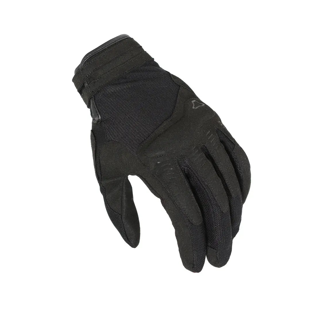 Macna Darko Short Textile Gloves Black  - FREE UK Shipping, FREE 365 Day Returns | Moto Central
