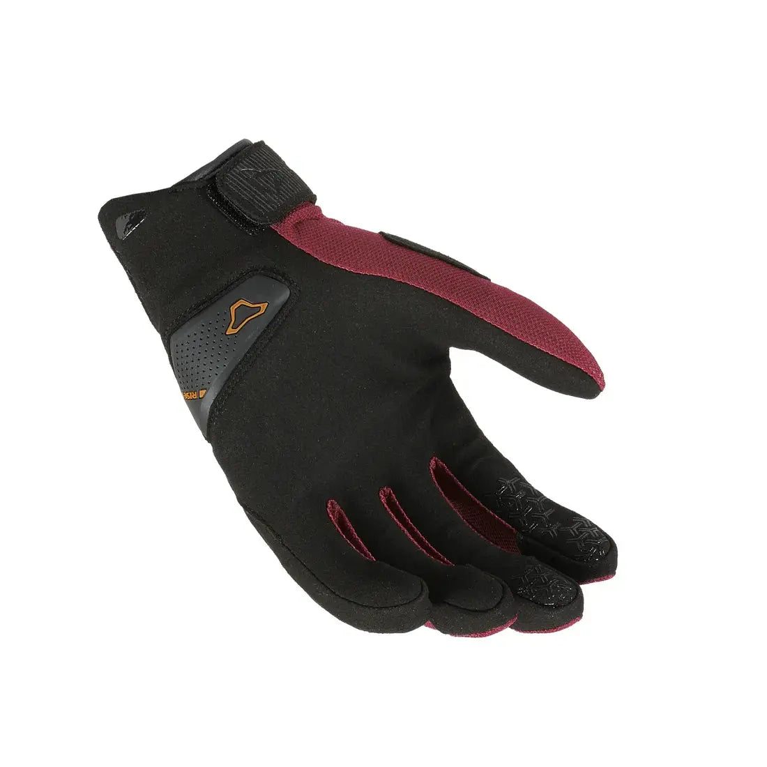 Macna Darko Ladies Textile Gloves Bordeaux / Black  - FREE UK Shipping, FREE 365 Day Returns | Moto Central